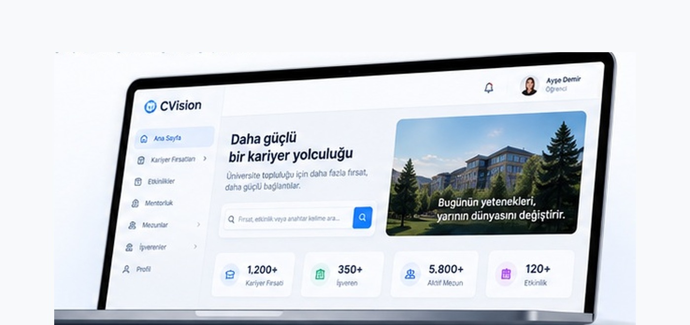 CVision ürün arayüzü